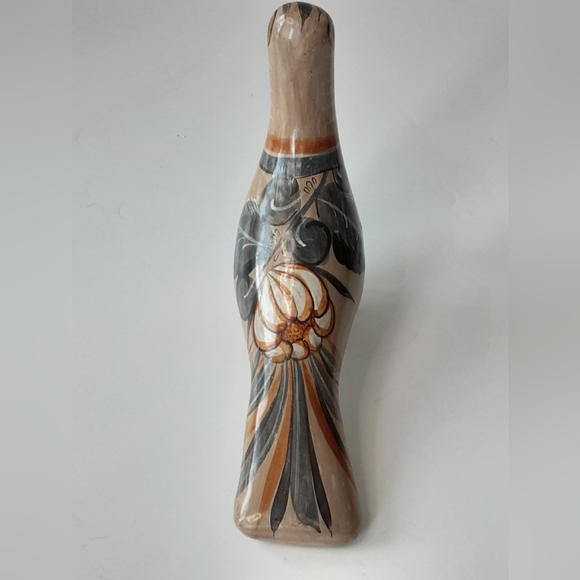 VTG MEXICAN TONALA Folk Art Hand Painted Long Tail Bird - Picture 6 of 11